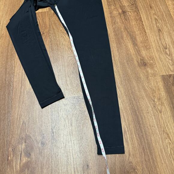 Lands End Womens Solid Black Base Layer Pull On Legging Pants Stretch Size XS - Picture 5 of 8